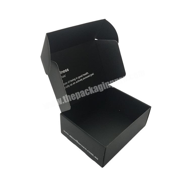 Color matte corrugated shipping boxes packaging mystery cardboard gift box printed custom