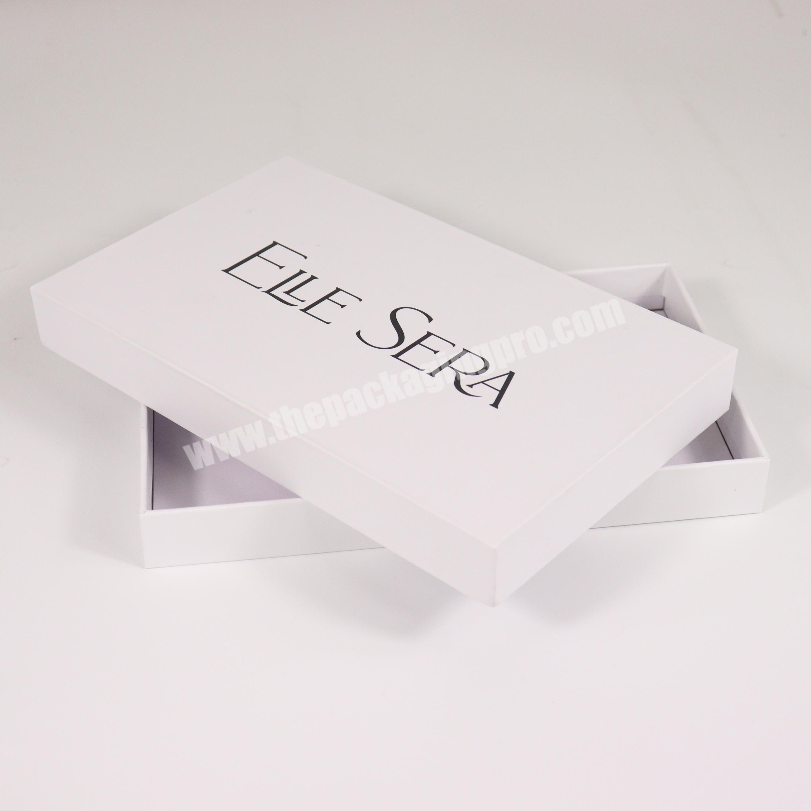 Wholesale white box packaging products of superior quality gift boxes custom boxes for clothes