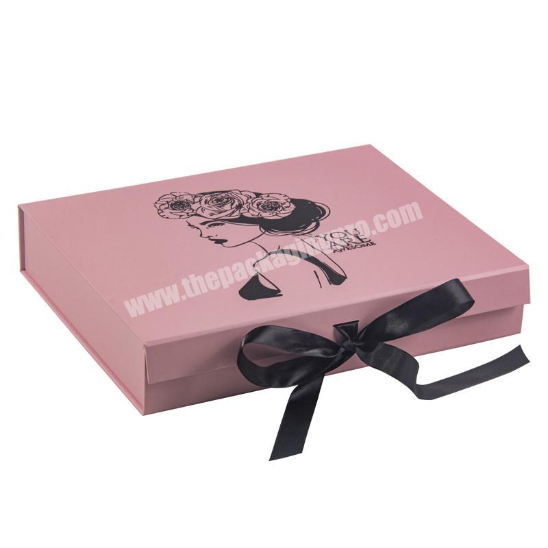Custom Eco Friendly Cardboard Paper Gift Box Packaging Elegant Magnetic Folding Packaging Boxes