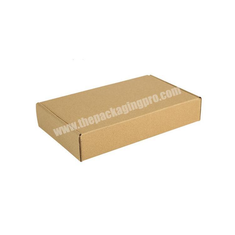 Tuck Top Packaging Customized High Quality Custom Lightweight Shipping Boxes Luxury brown Gift Packing Box