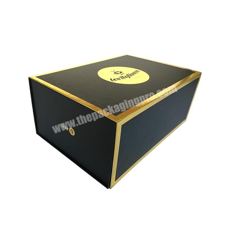 Trade Assurance Magnet Folding Paper Flat Pack Luxury Gift Box Custom Eyelash Packaging