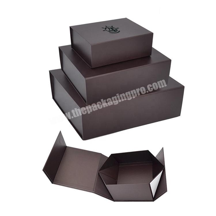 Custom print Logo Magnetic Closure Cardboard Paper Folding Gift Box, Luxury Gift Box Cardboard Packaging Wholesale