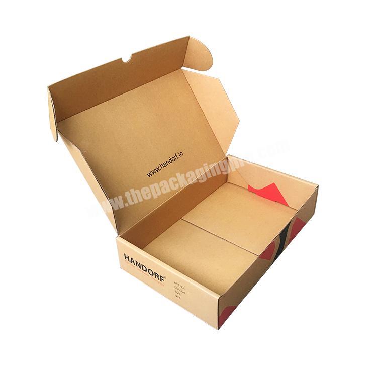 Silver Cosmetic Tuck Flap Packaging Brown Kraft Shipping Boxes T Shirts Custom Gift Packing Box For Cell Phone Roast Chicken
