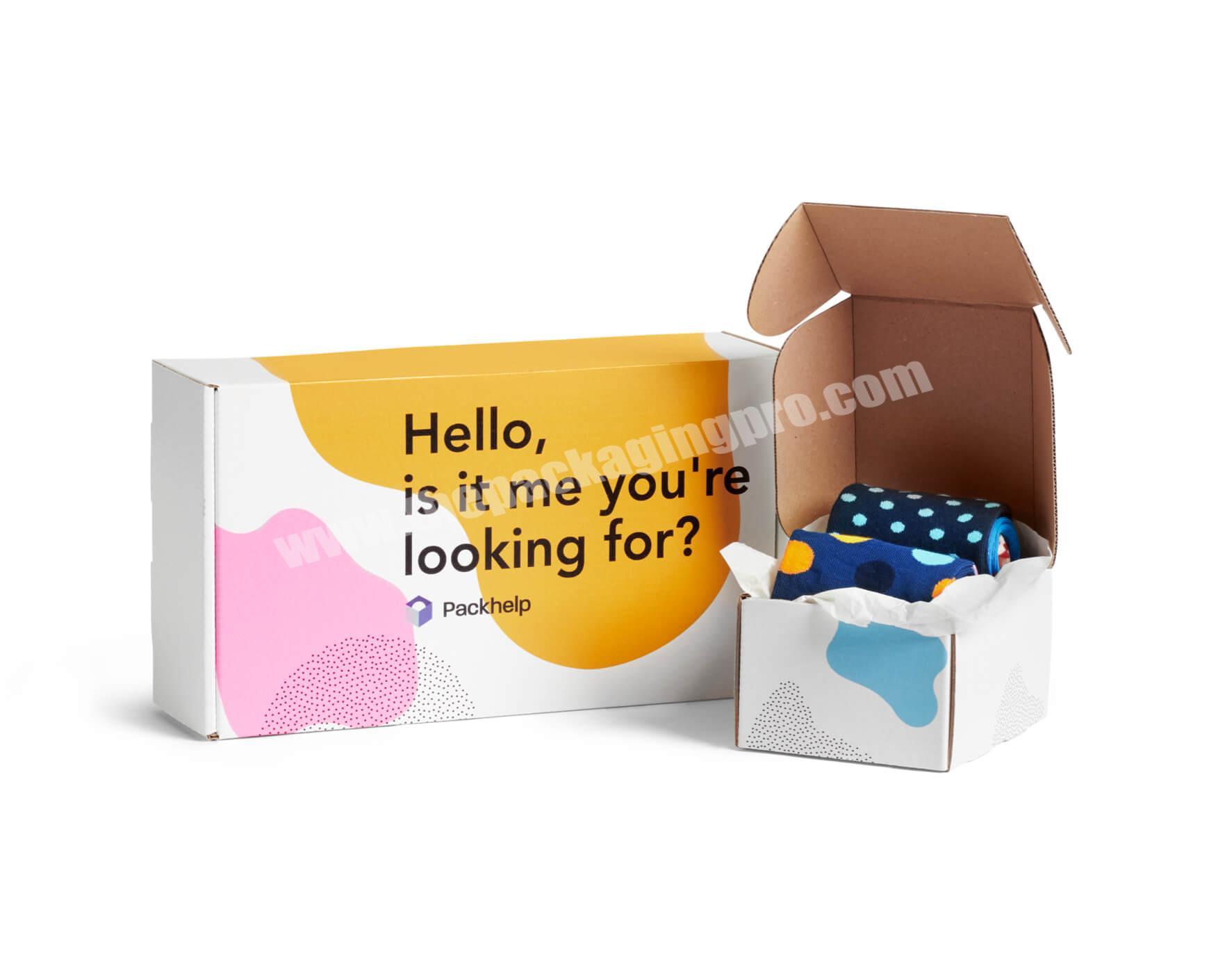 High Quality Customized Packaging Box  Folding Corrugated Paper Mailing Box with clothes