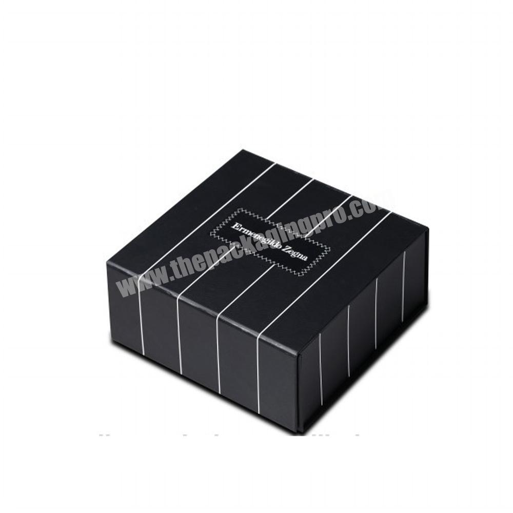 Wholesale Grey Board 4 Color Glossy Lamination Ring Magnet Apparel Foldable Paper Package Folding Kraft Box