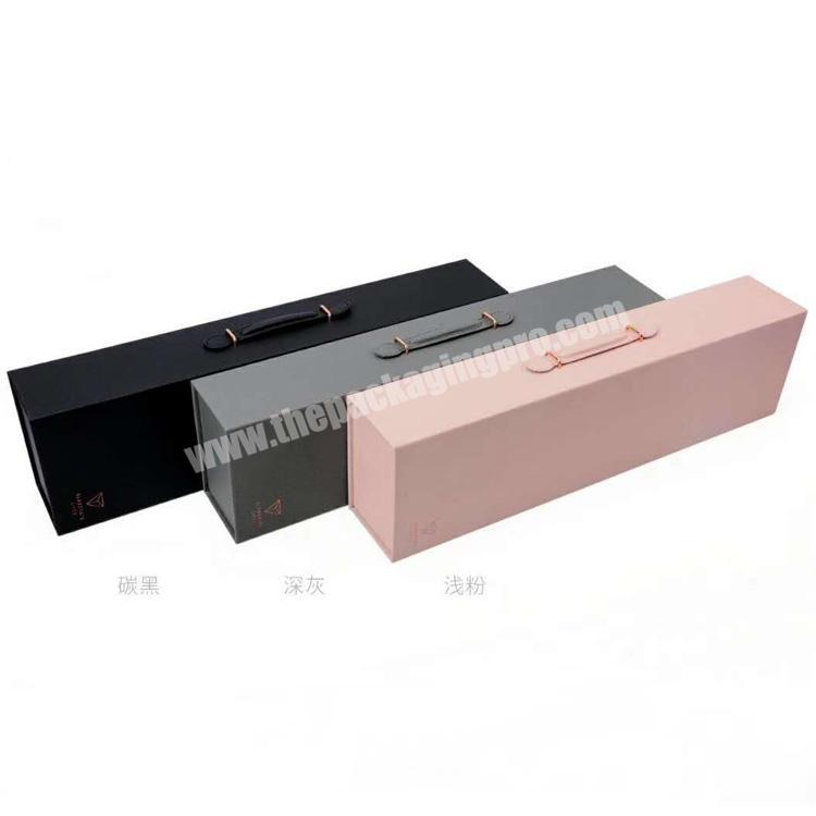 High Quality Paper White Embossing Chocolate Long Stemmed Flower Waterproof Round Rose Packaging Box