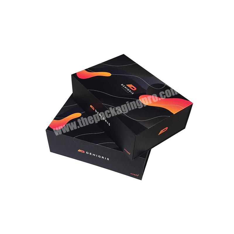Factory price grey cardboard foldable magnetic luxury box