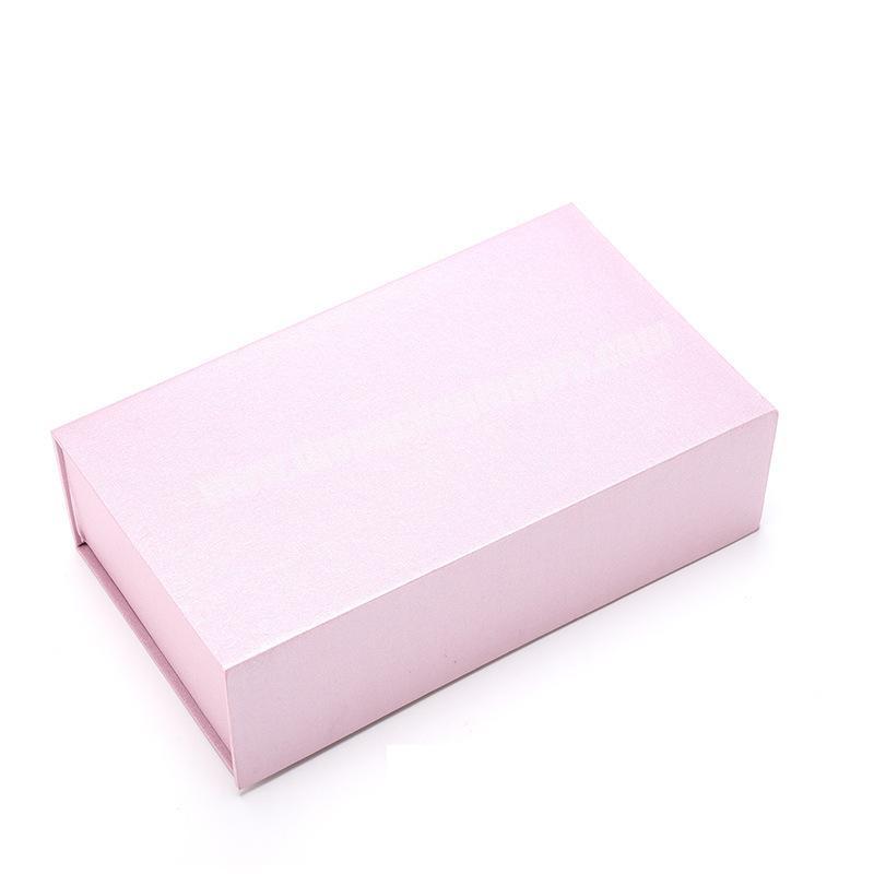 High-end Corrugated Color Matt Lamination Jewelry Foldable Printed Packaging Folding Paper Box With Magnet