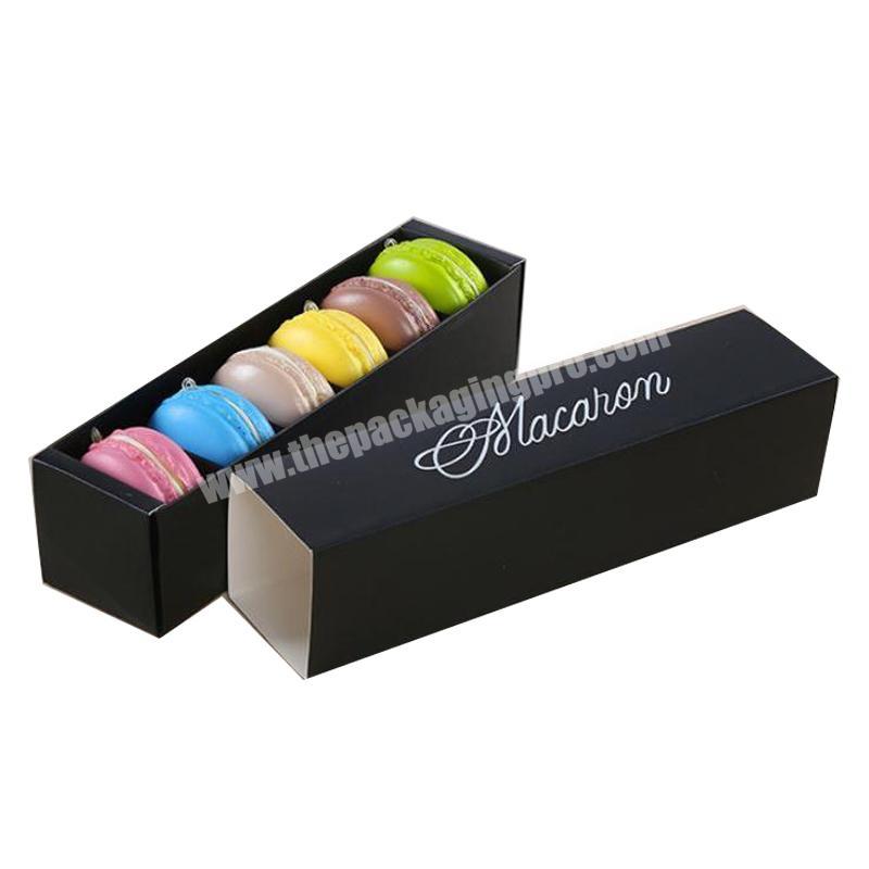 Luxury Gift Food Biscuit Macaron Packing Box Sweet Cookie Macaron Packaging Paper  Box