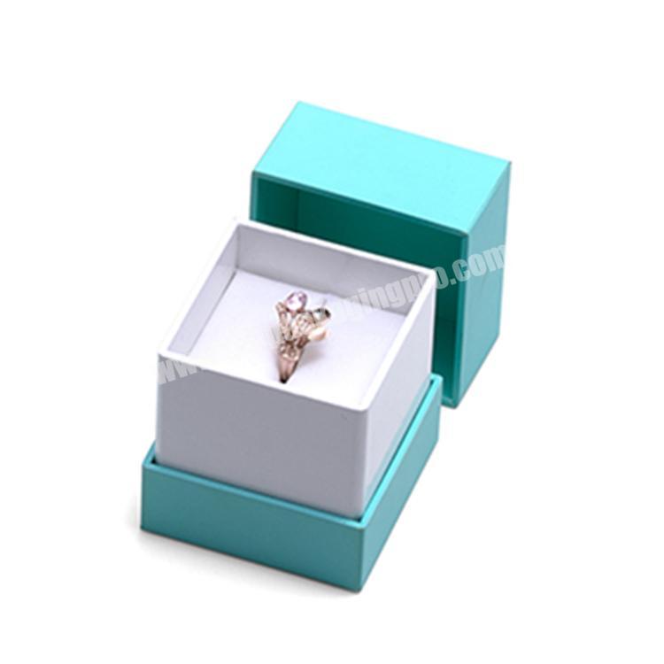 Luxury New Product Square Ring Jewelry Box Custom Ring Box Engagement Wedding Ring Gift Box