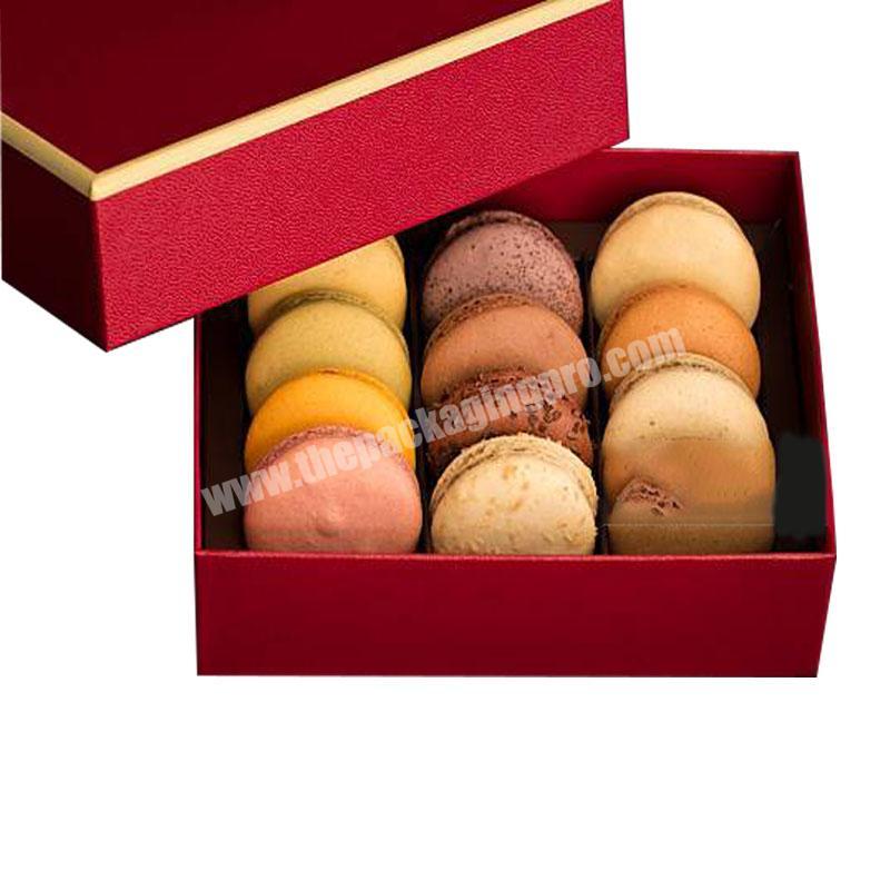 High quality Factory Direct sales customizable size printing color macaron gift box