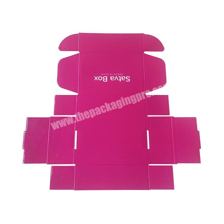 Carton Black Hot Stamping Gold Silver E-commerce Airplane Packaging Magntic Rectangular Die Cut Geltex K Paper Box