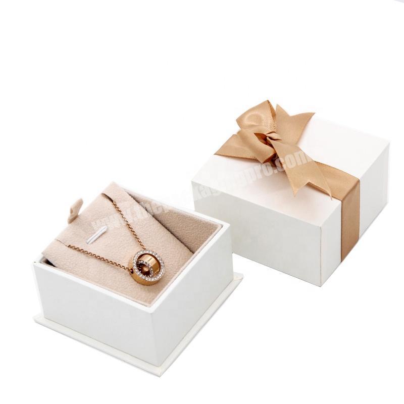 Luxulry high quality PU jewelry box with velvet ,necklace jewelry gift boxes
