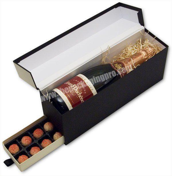 2021 hot sale in Amazon and Ebay  custom gift wine boxes with windows