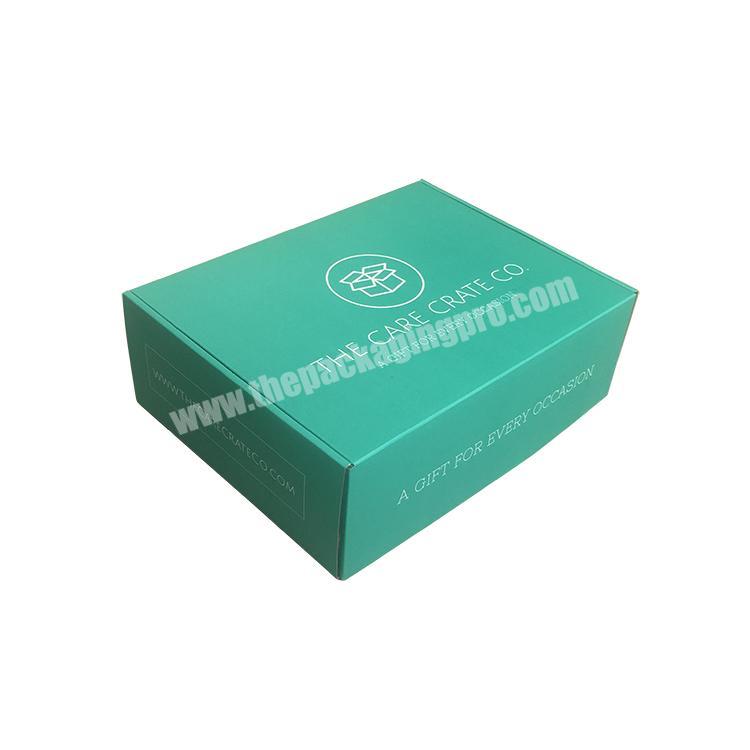 Stamping Gold/silver White High Qualityluxury 7x7x1 Shipping Fashion Subscription Hot Sale Corrugated Floral Packaging Box