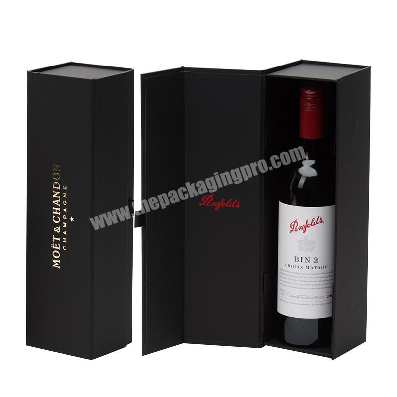 Best selling high quality factory price cardboard rectangle red wine package box