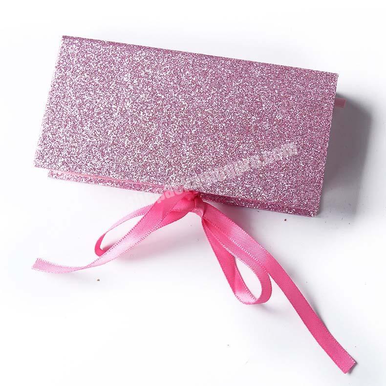 Wholesale High Quality Small Paper Lash Box Custom Logo Packaging Lashes Magnetic Eyelash Boxes