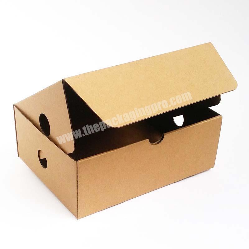 High Quality Paper Black Uv Coating Brand Replacement Shoe Boxes Shoes Cardboard Box