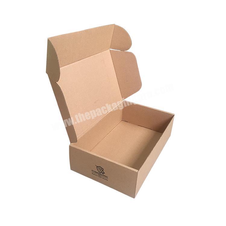 Professional Brown Sport Uv T-shirt Dress Folding Packaging Corrugated Paper Post For 7x7x6 4x4x10 Shipping Box