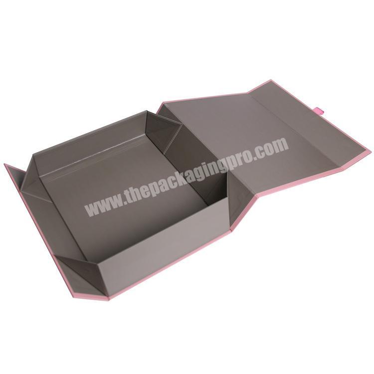 Printed Corrugated Colored Matt Lamination Wine Foldable Magnetic Made Silk Packing Boxes Custom Logo Folding Paper Box