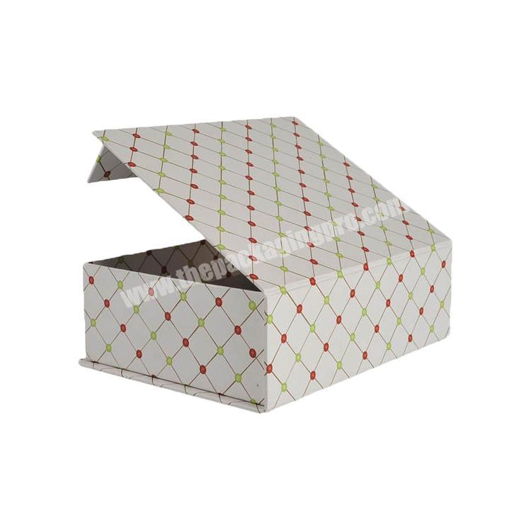 Custom hard 1200g paperboard folding paper box for sale