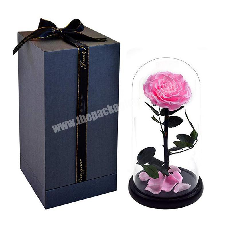 Plated Foil Flower LED 24K Gold Galaxy Rose gift for Valentines Day gifts lampworking