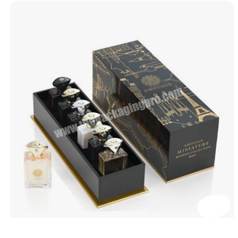 Elegant empty hard paper 30 ml small perfume bottle set box gift packaging