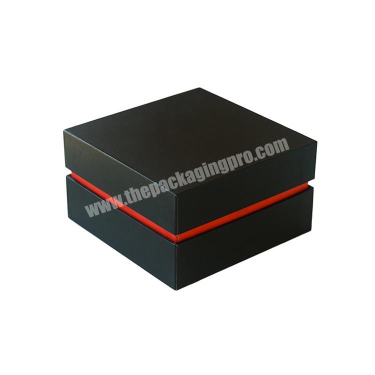 Luxury Corrugated Color Varnishing Chocolate Decorative Gift Boxes Lids Small Black Box With Lid Cardboard