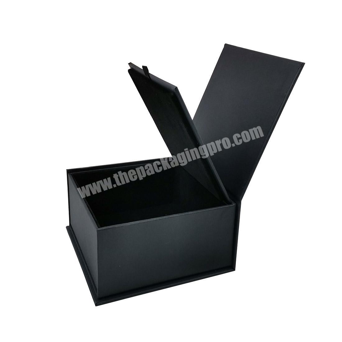 Wholesale Custom Design black paper velvet bracelet boxes