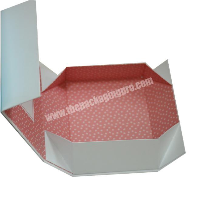 Black Triangle Elegant Contracted Glasses Collapsible Packaging Boxes Custom Design Magnetic Gift Box For Kids