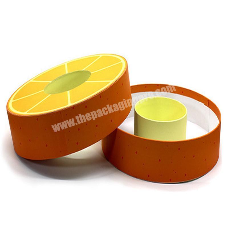 Gold color hot  sale round shape macaron flower box packaging