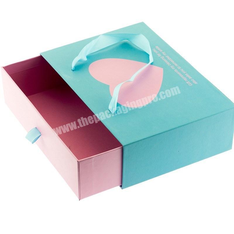 2021 hot sale in Amazon and Ebey custom Drawer box packaging gift