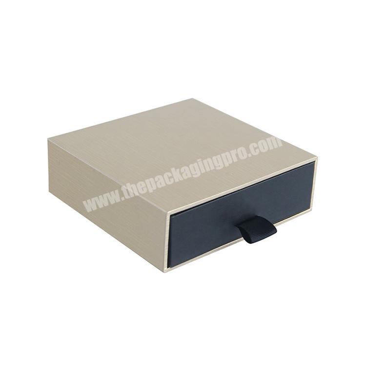 Plain Black Chocolate Slide Open Aim Wholesale Matchbox Cardboard Gift Matches Fashion Packaging Box