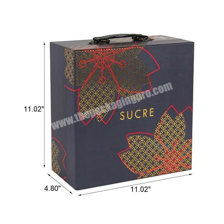 luxury mooncake display packaging cardboard boxes