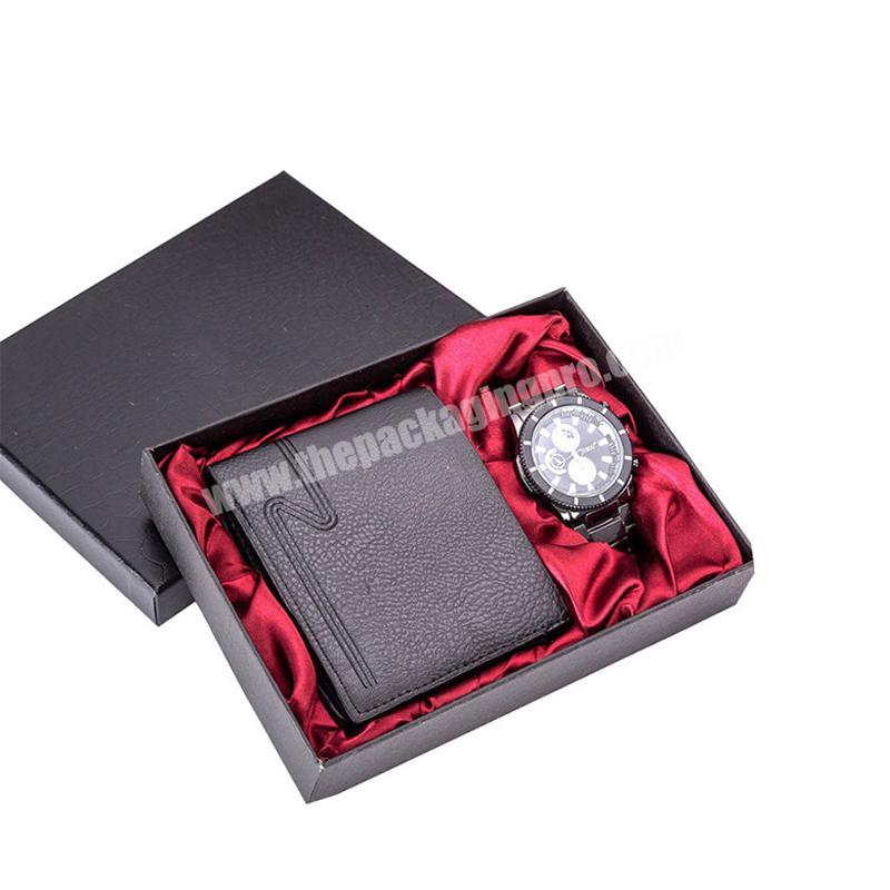 Custom Luxury Cardboard Packing Watch PU Leather Gift Box Watch Box Packaging Box For Watches