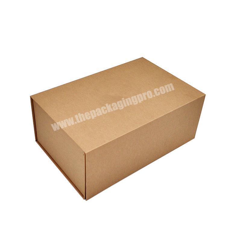 Exquisite Kraft Paper Mixed Color Printing Watch Closures Packing Customs Packaging Magnetic Box With Foam Insert