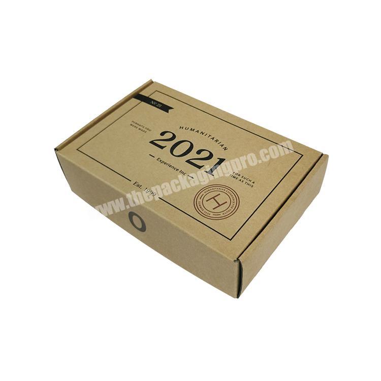 Make High Quality Brown Kraft Mailing Box Custom Corrugated Mailer Box For Shipping