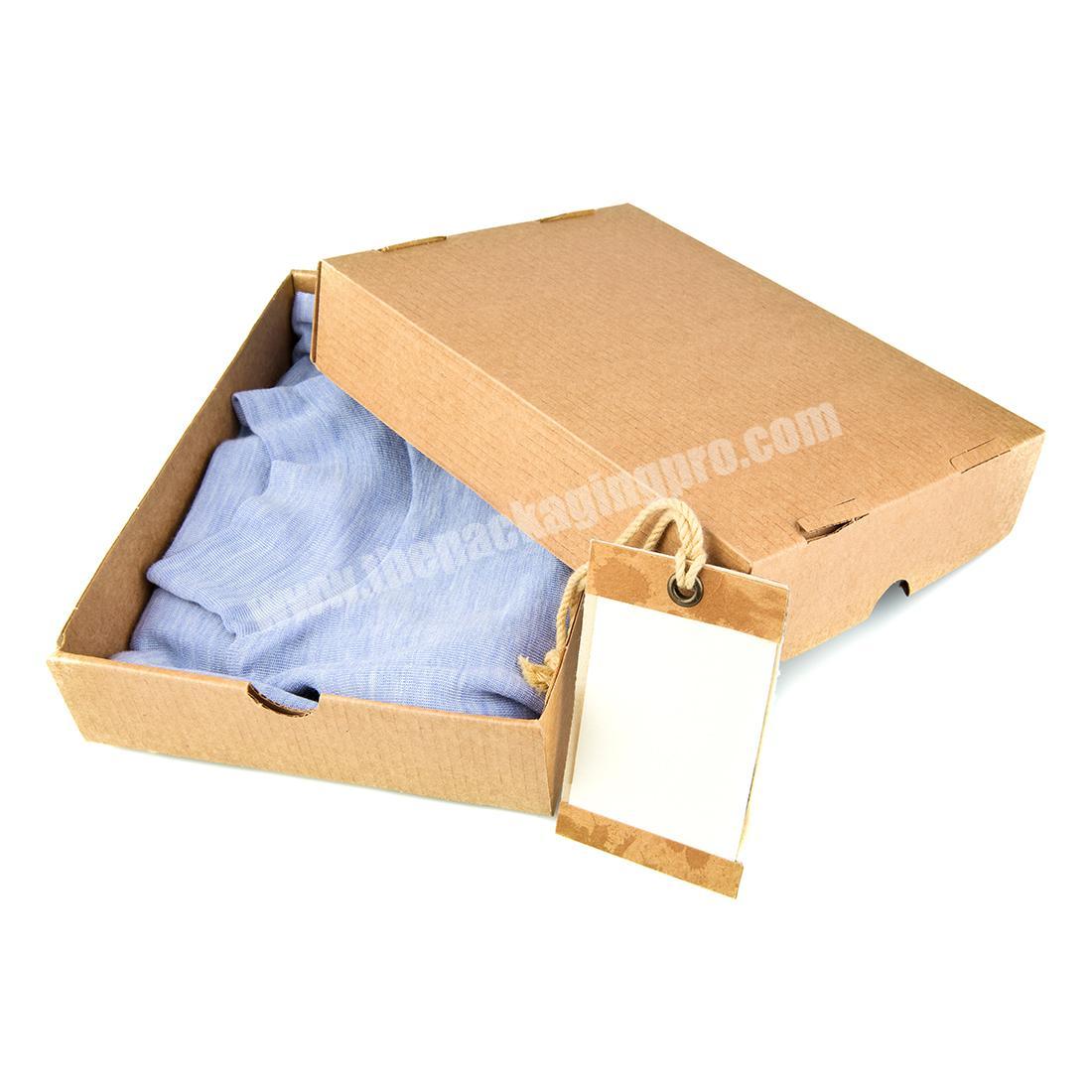 Custom logo paper clothes gift box rganizer box