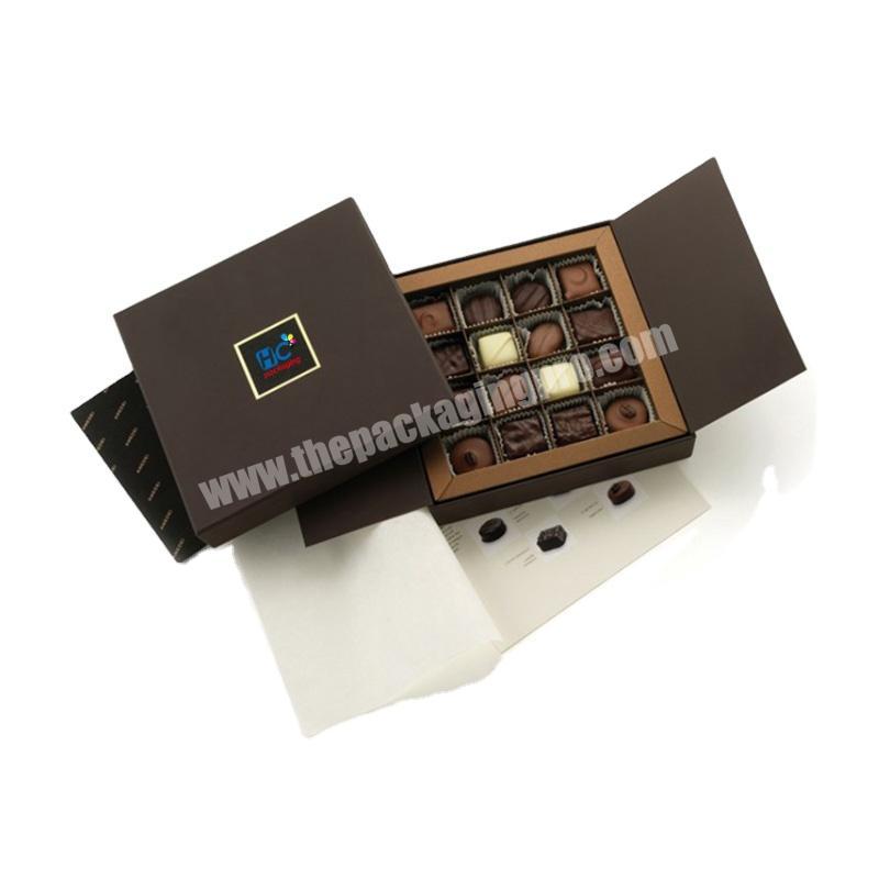 Customized products of chocolate box with Blister Package custom gift box