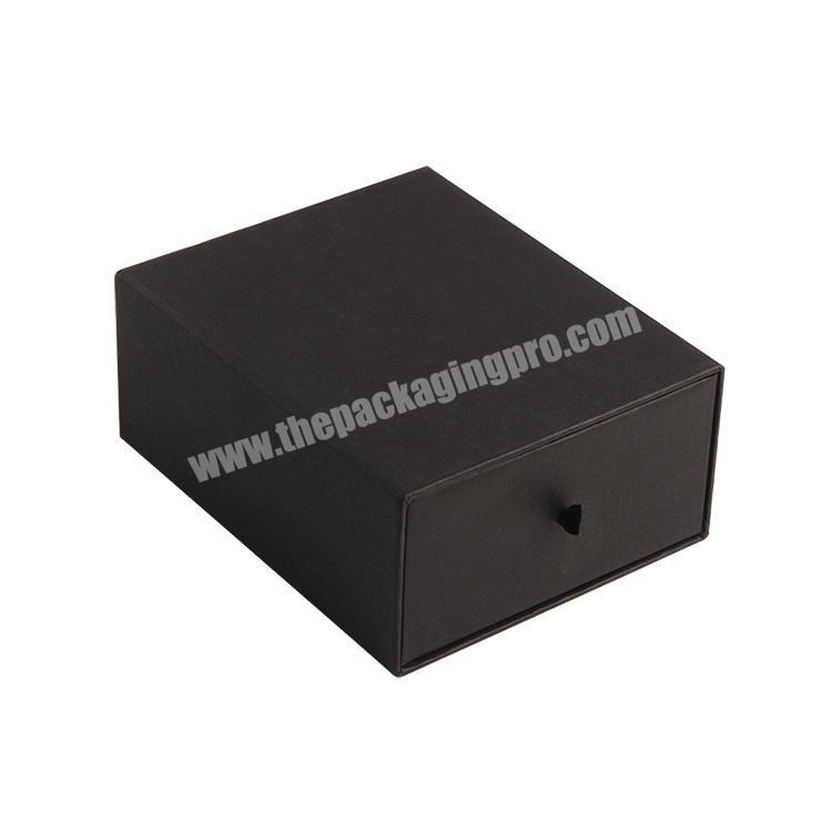 Luxury Paperboard Black Slide Out With Store Logo Match Box Making Factory