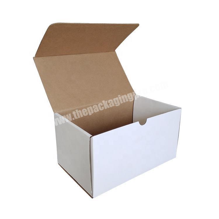 Customized corrugated parcel mail drop box custom color commercial cardboard box printed custom gift boxes