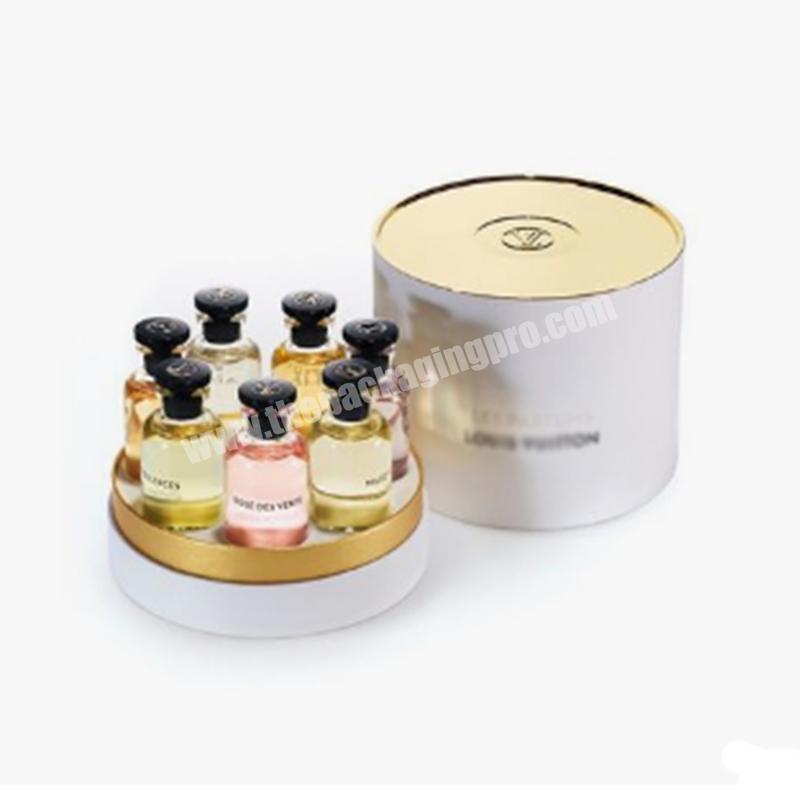 Top high round tube cardboard tester perfume sample bottle box
