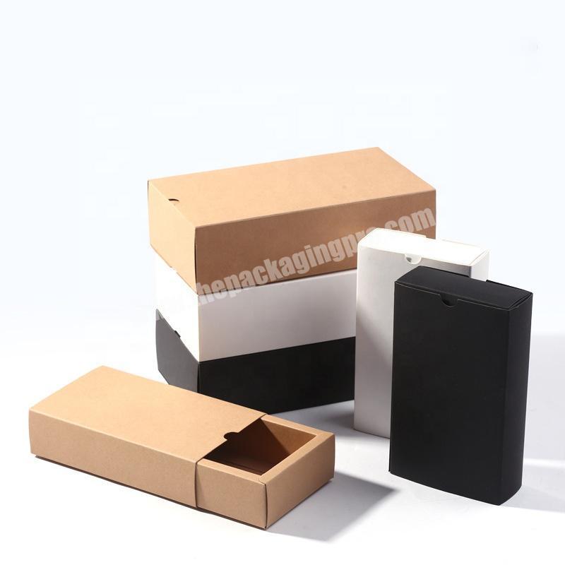 2021 Hot Sale Custom gift drawer box  wholesale printed kraft paper gift paper boxes