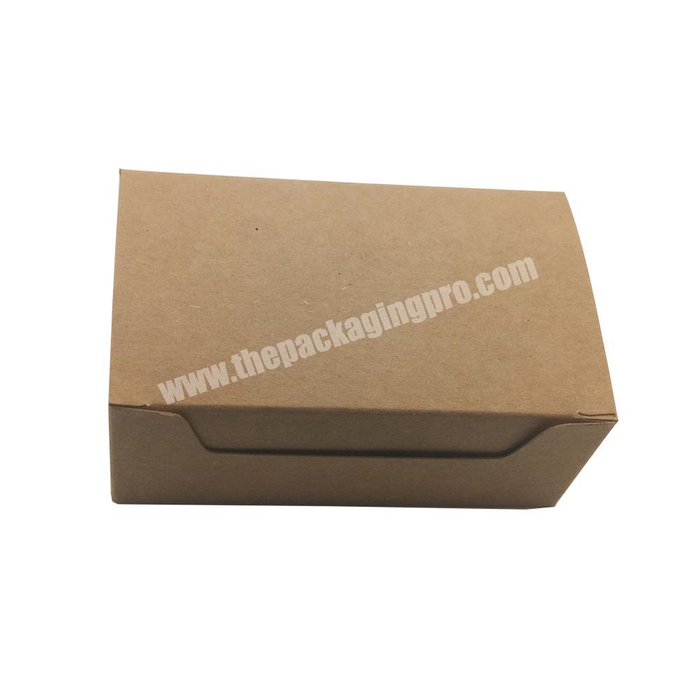 Biodegradable handmade carton kraft paper packaging soap box