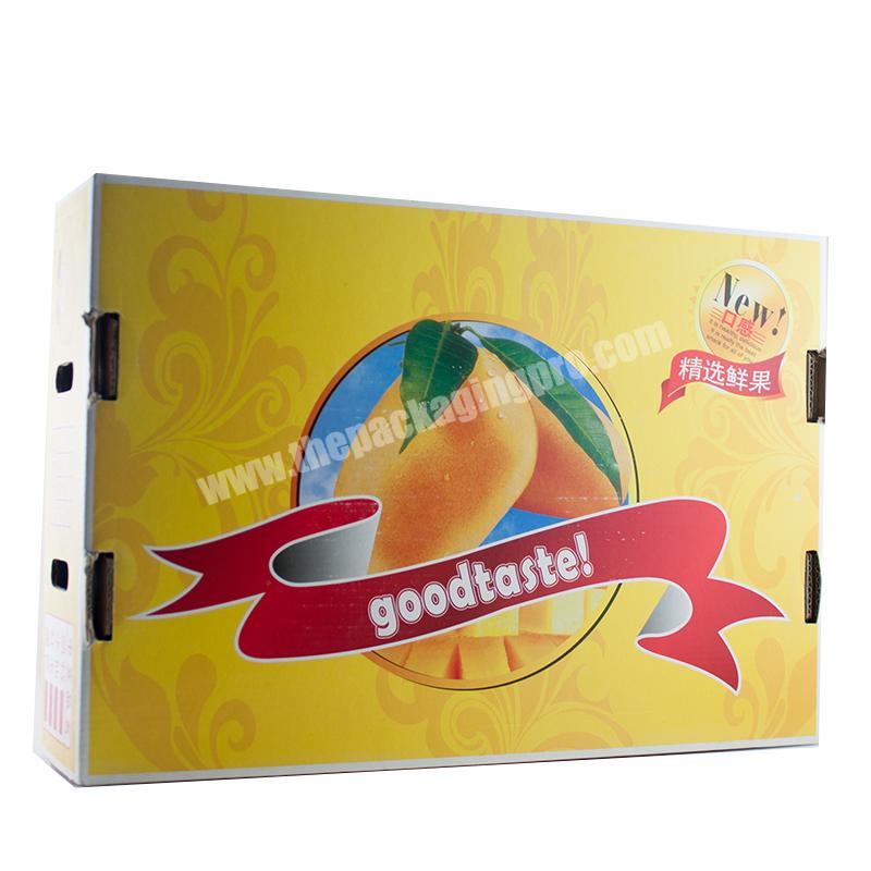 China Customized Logo Printing High Quality Fruit Packaging Carton Box For Food