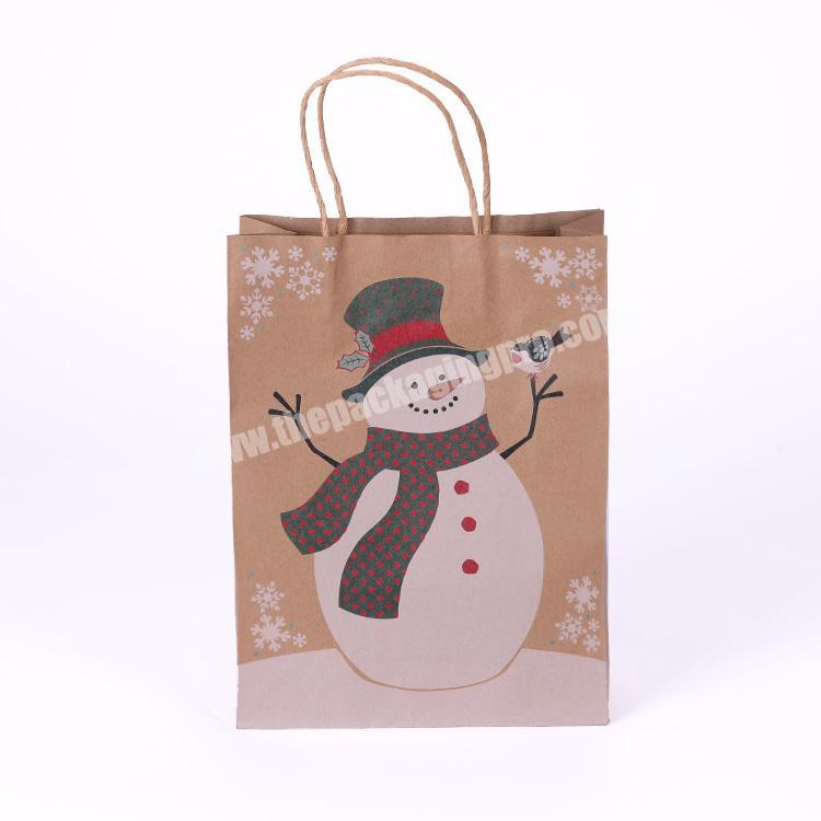 China manufacturers  paper bag with handle gift kraft paper bags