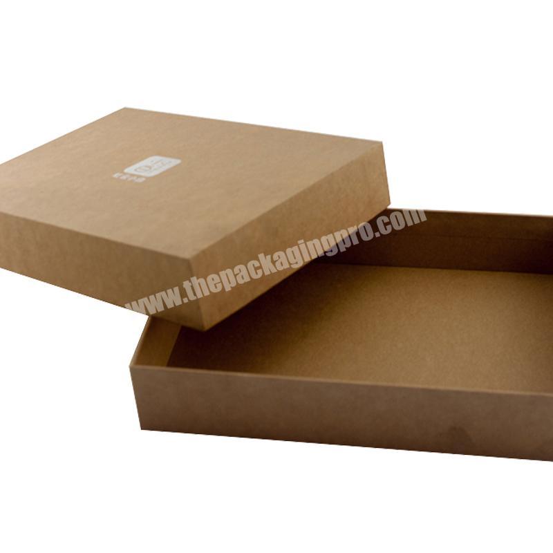 China wholesale Custom Brown Kraft Paper Box
