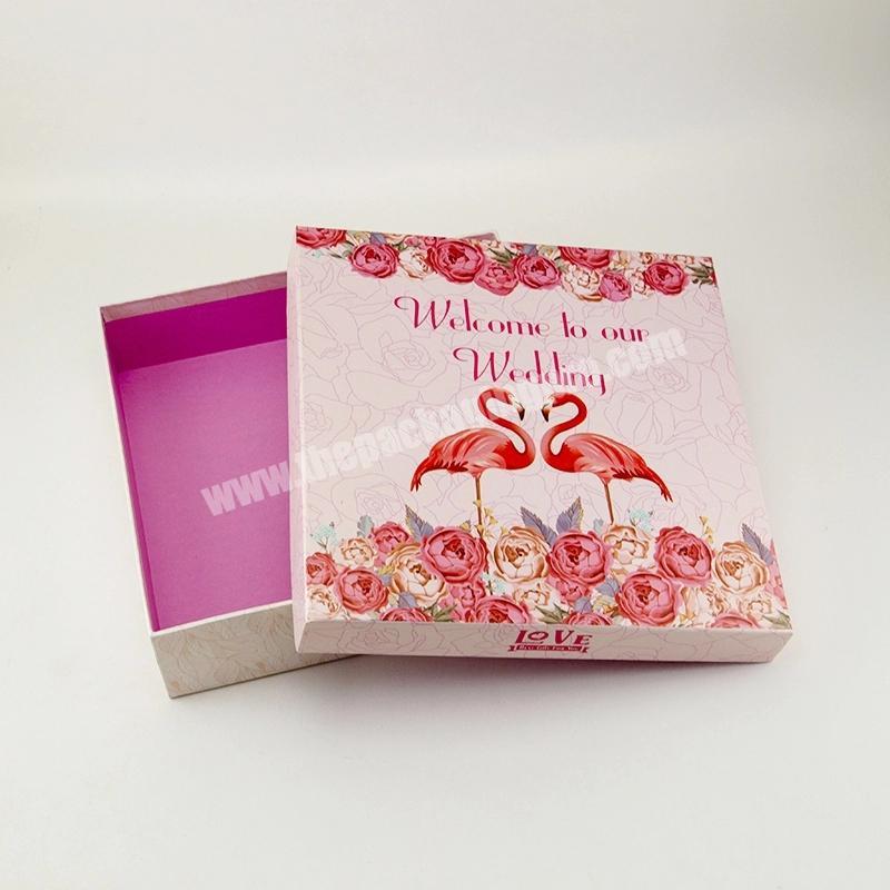 Chinese Manufacturer Custom Logo Wedding Candy Gift Paper Packaging Box