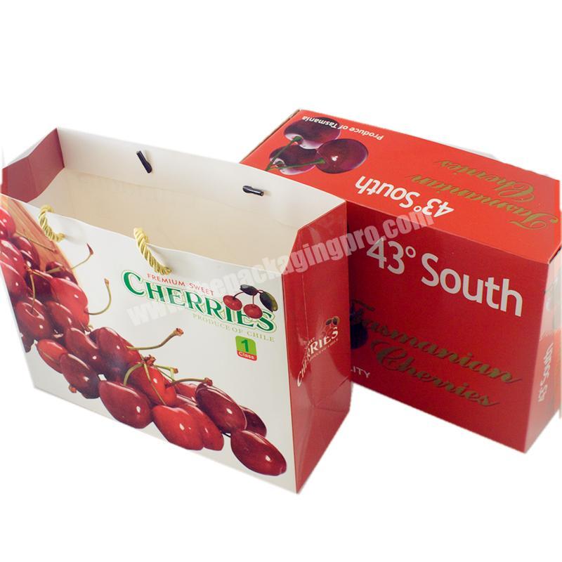 Custom Manufacturers Custom Fruit Gift Packaging Box with Bage