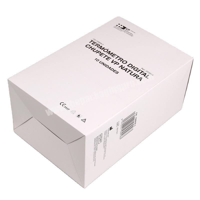 Custom Printed White Cardboard Health Drug Paper Medical Packaging Box